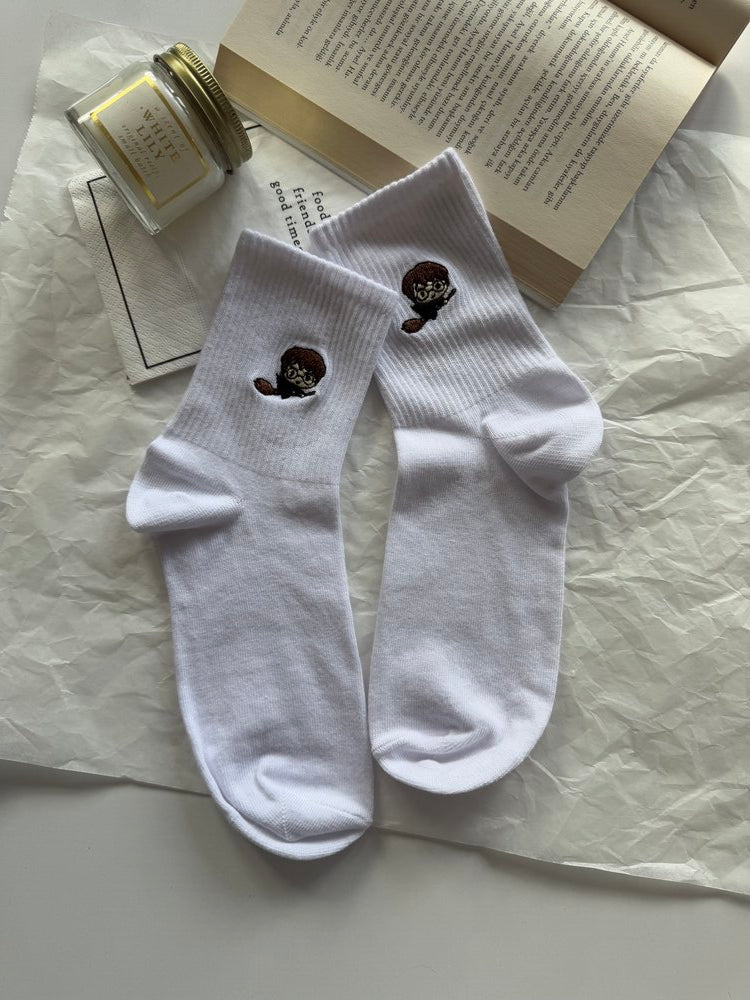Unisex Harry potter nakışlı soket çorap